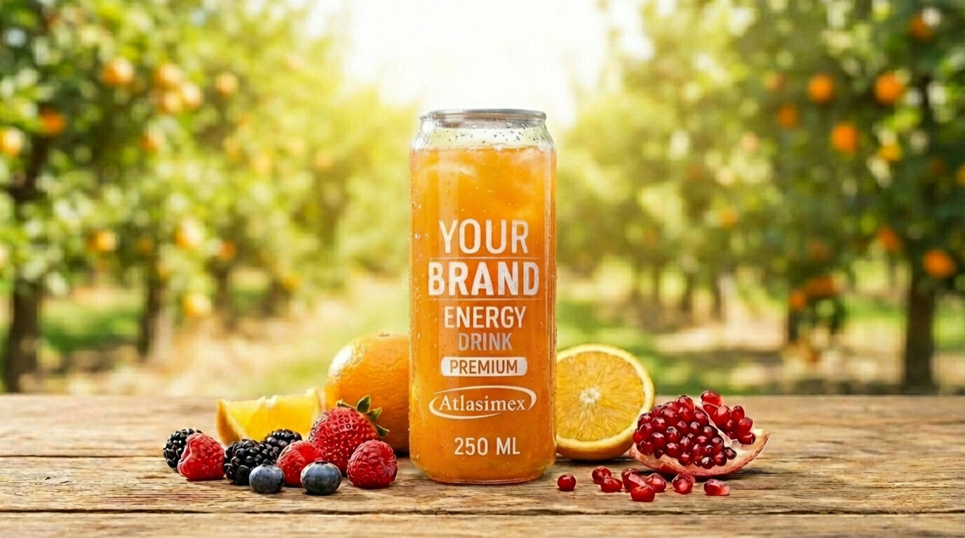 Premium Energy Drink with Fruit Ingredients